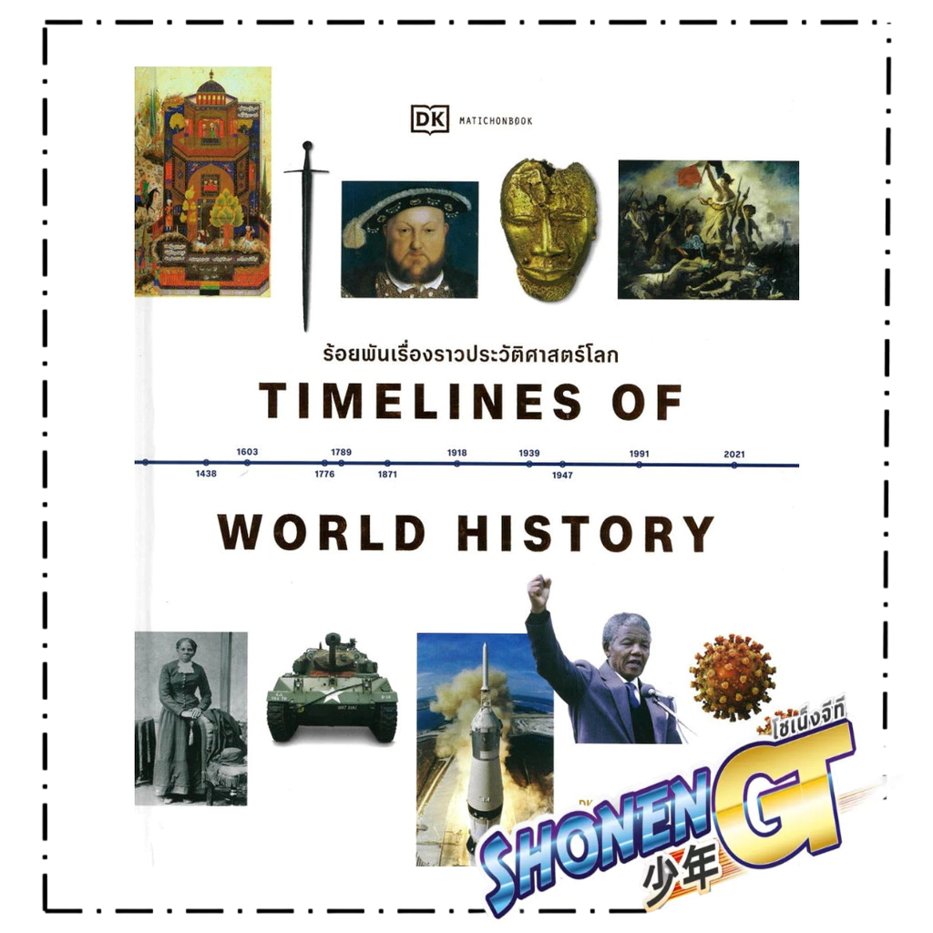 หนังสือ Timelines of World Historyร้อยพันเรื่องราวประวัติศาสตร์ โลก
