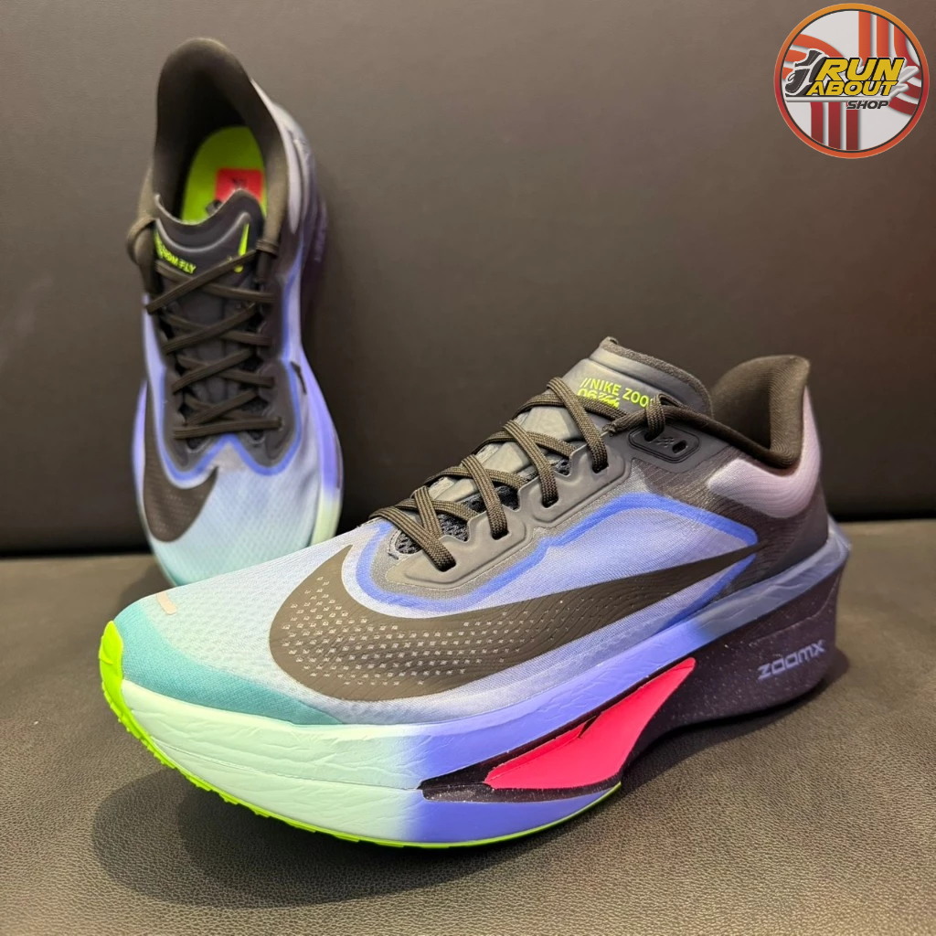 รองเท้าวิ่ง ZOOM FLY 6 GLAM MEN สี DARKOBSIDIAN/BLACK/RACERBLUE