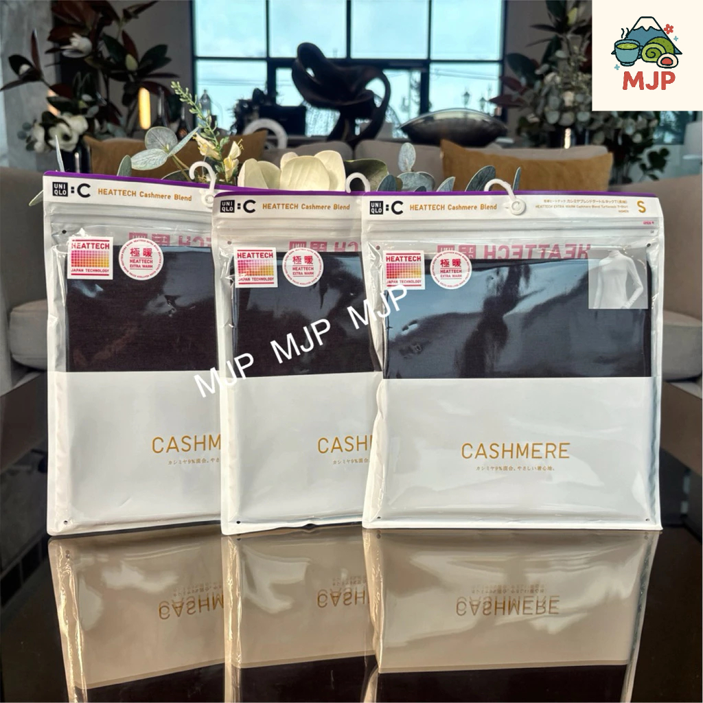 HEATTECH Extreme Warm Cashmere Blend เสื้อคอเต่า สี Dark Brown ผู้หญิง ของแท้จากแบรนด์ Uniqlo สินค้าพร้อมส่งจากไทย🇹🇭