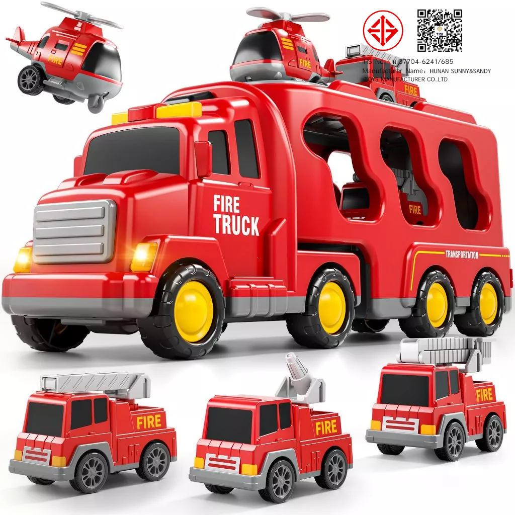 ⭐การจัดส่งในประเทศไทย⭐TEMI 5 ใน 1 Die Casting Transport รถบรรทุกของเล่นรถวิศวกรรมยานพาหนะรถขุดรถปราบดินรถบรรทุกชุดรูปแบบสำหรับเด็กของเล่นเพื่อการศึกษา