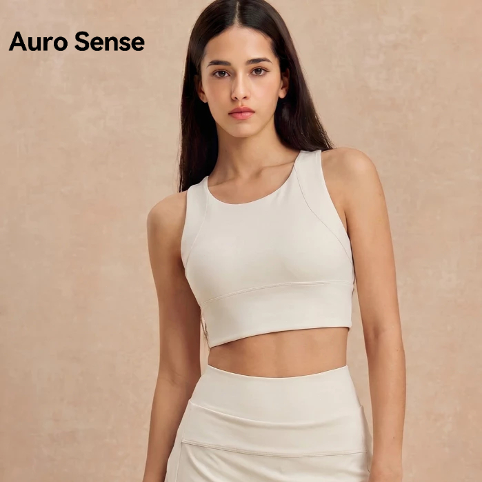 Auro Sense สปอร์ตบรา sport bra ออกแบบสายกว้าง แผ่นรองทรวงอกมั่นคง เหมาะสำหรับการออกกำลังกายระดับกลางถึงสูง