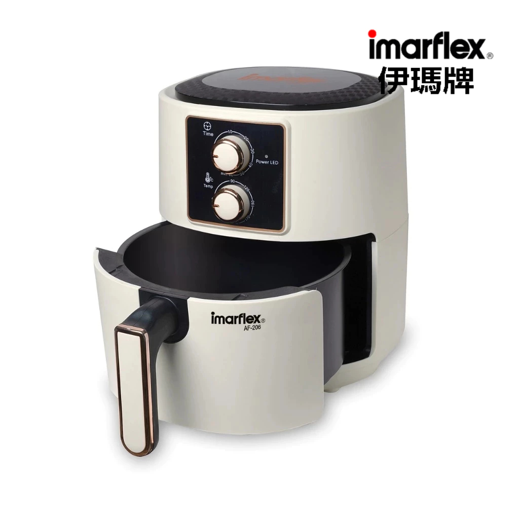 [สินค้าเกรดบี] Imarflex_Z_ หม้อทอดไร้น้ำมัน ความจุ 4 ลิตร AF-206(B)