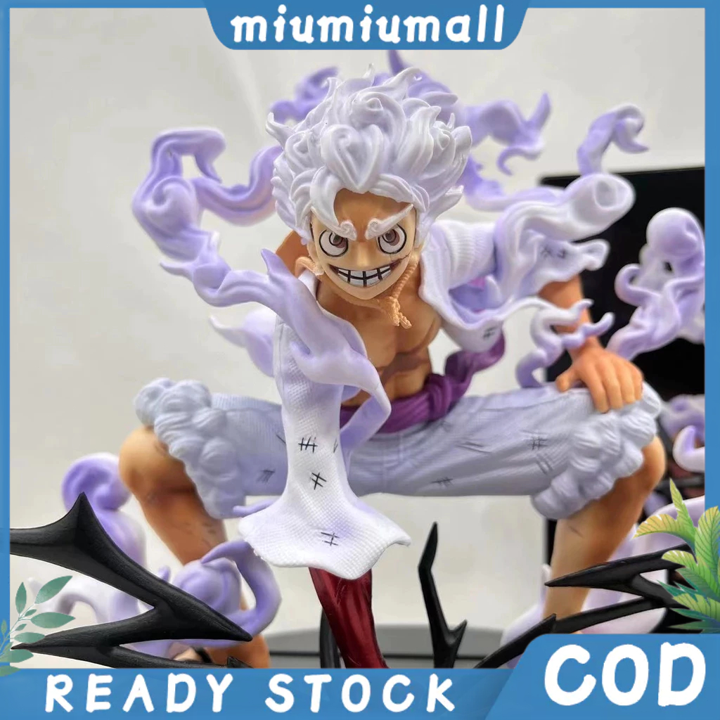 【COD】โมเดลฟิกเกอร์ อนิเมะวันพีช ลูฟี่ พระอาทิตย์ตก เทพเจ้า 20 ซม. 5th One Piece Luffy Gear 5 Sun God Nika Action Figure