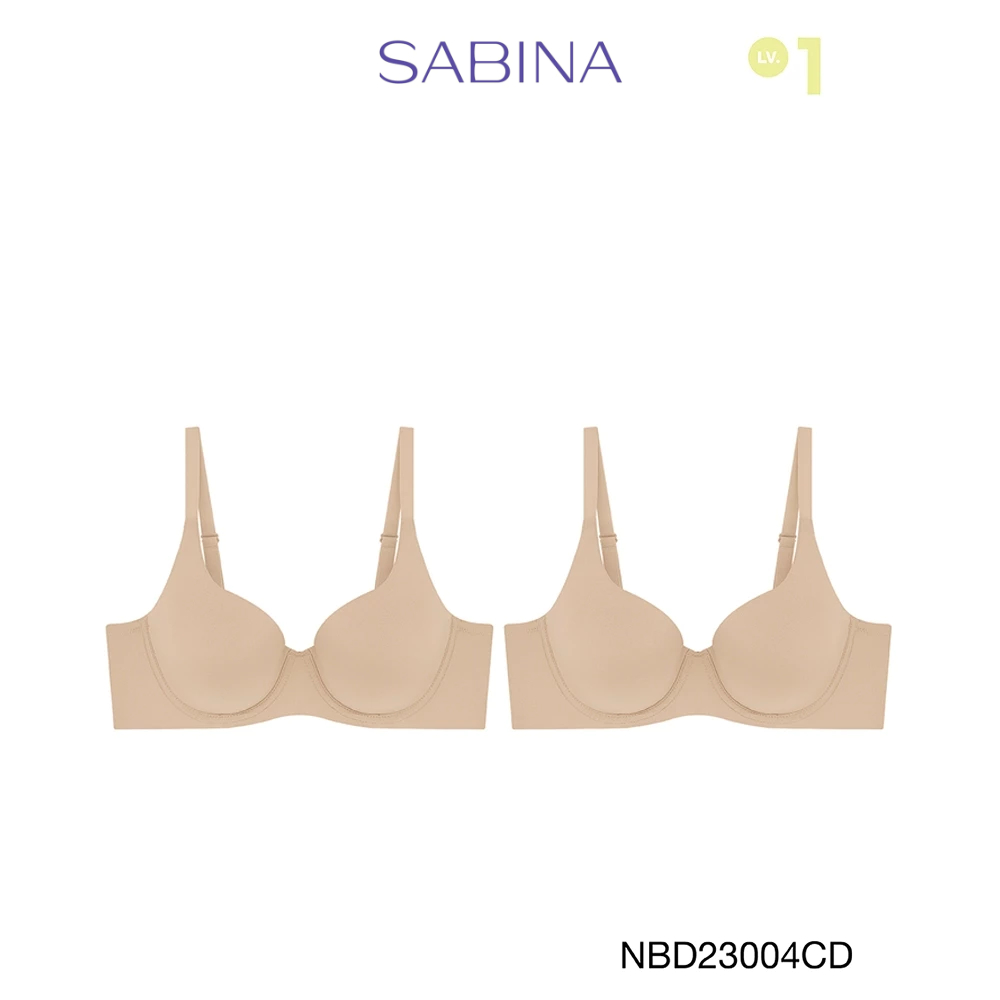 [Online Exclusive]Sabina เสื้อชั้นใน (Set 2 ชิ้น) มีโครง รุ่น Perfect Bra รหัส NBD23004CD สีเนื้อเข้ม