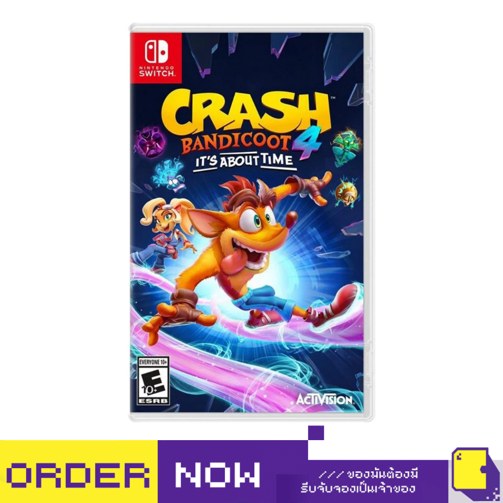 [+..••] NSW CRASH BANDICOOT 4: IT& ABOUT TIME (เกมส์  Nintendo Switch™ 🎮)