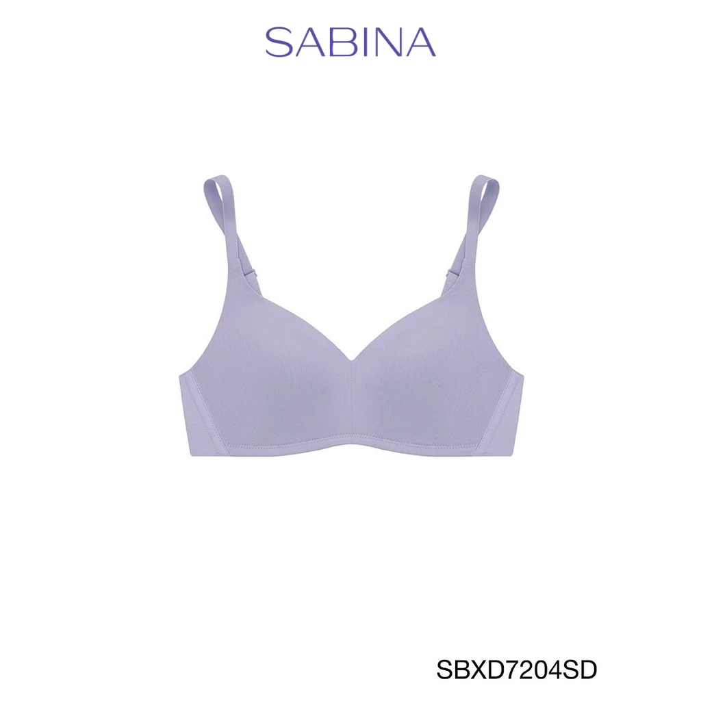 Sabina Perfect Bra Level 1 เสื้อชั้นใน ไร้ตะเข็บ ไร้โครง รหัส SBXD7204SD - สีเทาเข้ม