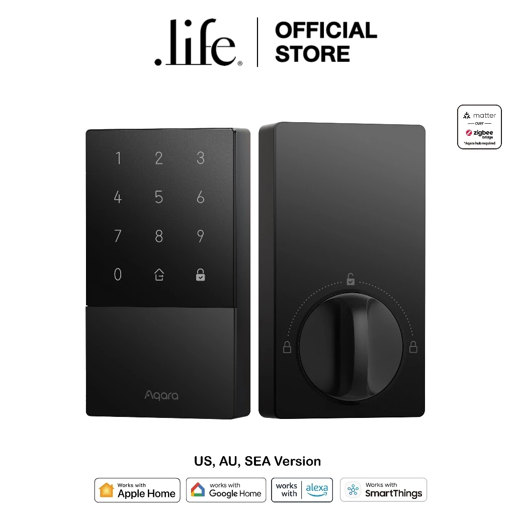 AQARA กลอนประตูดิจิตอล Smart Door Lock U50 by Dotlife