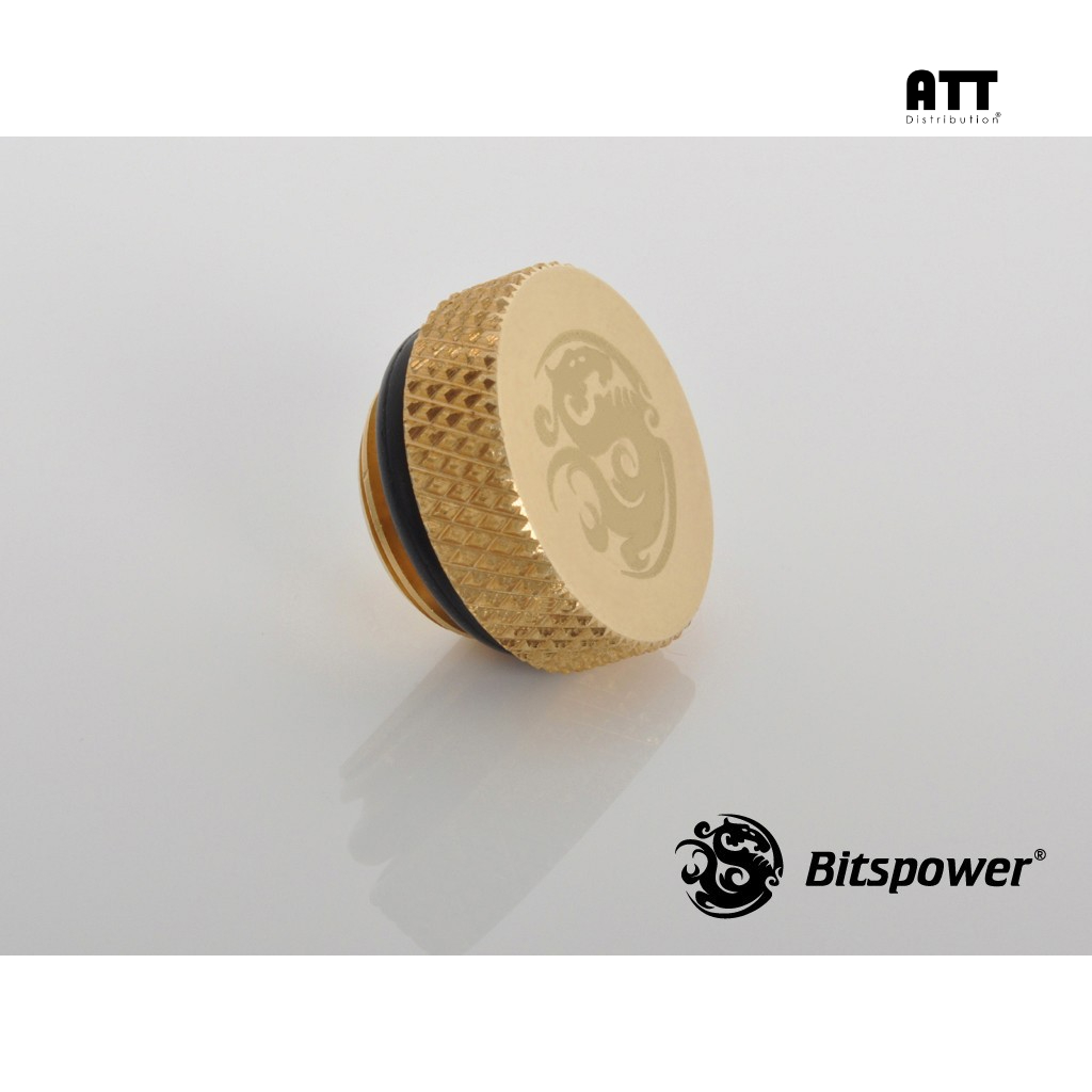 (2 PCS) G1/4" True Brass Stop Fitting