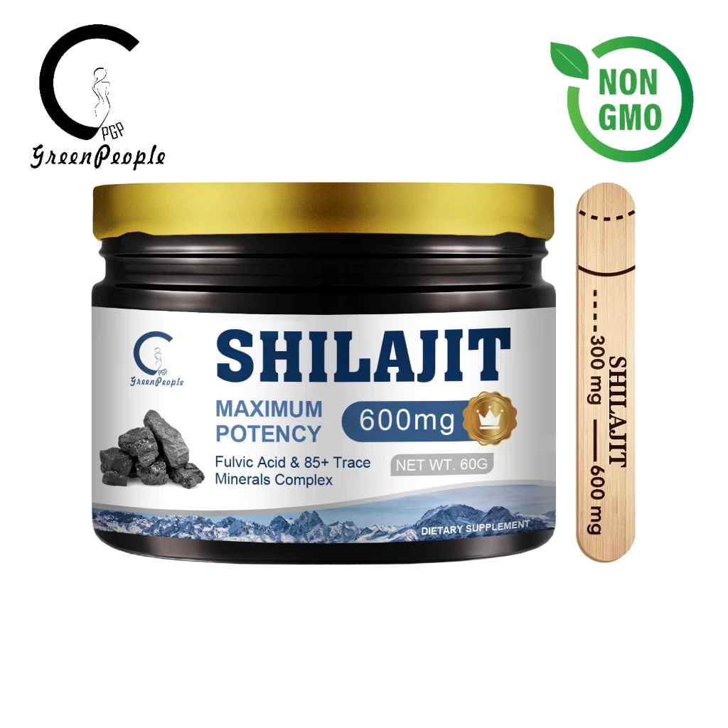 GPGP SHILAJIT 600MG Enhance immunity,metabolic,Reduce fatigue,เสริมภูมิคุ้มกัน เผาผลาญ ลดอาการอ่อนล้า,คุณภาพการนอ