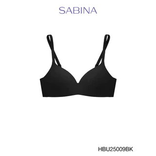 Sabina Habpy Pretty Perfect Level 1 เสื้อชั้นใน ไร้โครง รหัส HBU25009BK - สีดำ