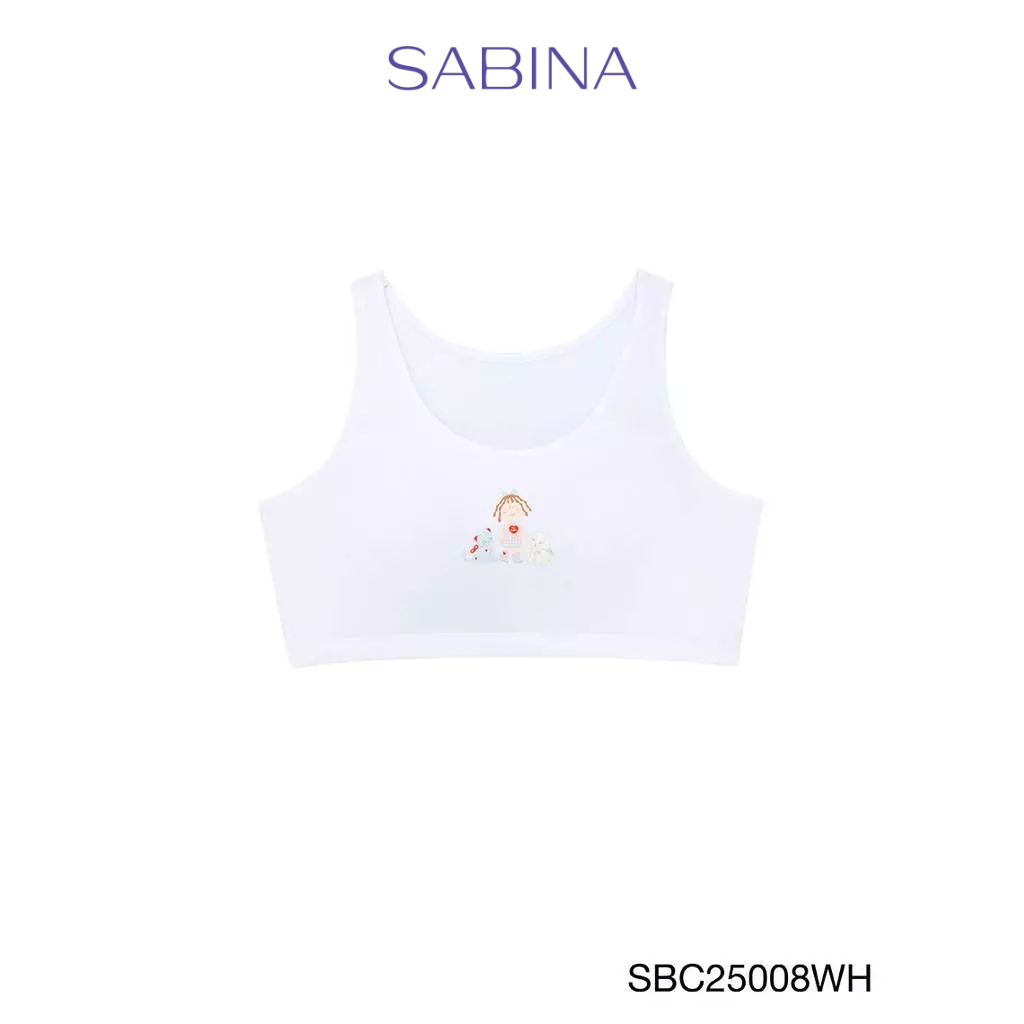 Sabina Kids Step 1 เสื้อชั้นใน ไร้โครง รหัส SBC25008WH - สีขาว