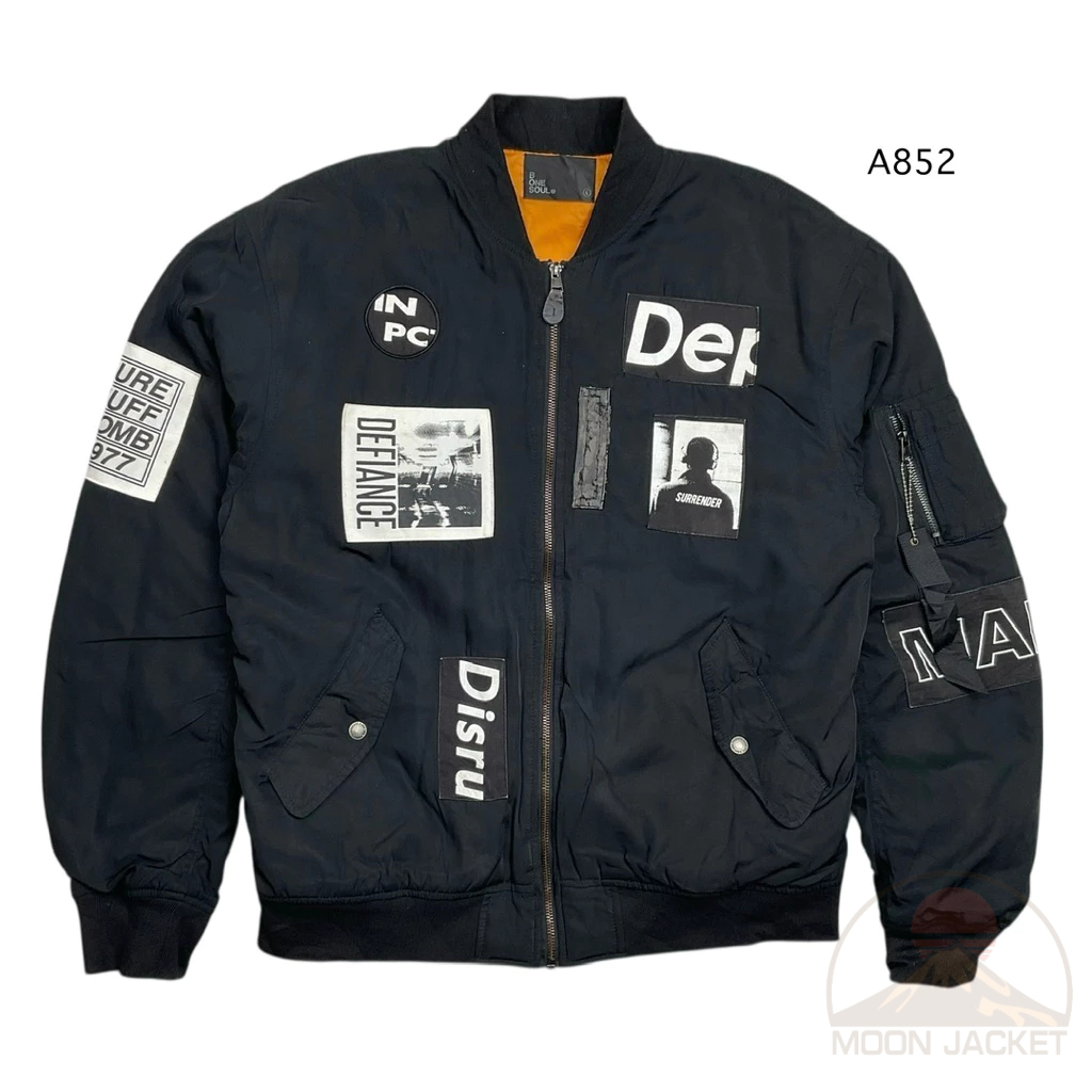 เสื้อแจ็คเก็ต B one Soul  Bomber บุใยสังเคราะห์ กันหนาว Size L