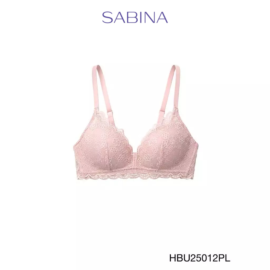 Sabina Habpy Pretty Perfect Level 1 เสื้อชั้นใน  ไร้โครง รหัส HBU25012PL - สีชมพูอ่อน