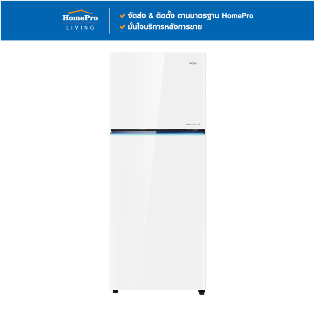 HAIER ตู้เย็น 2 ประตู HRF-460IMGU1 16 คิว กระจกขาว จัดส่งโดย HomePro