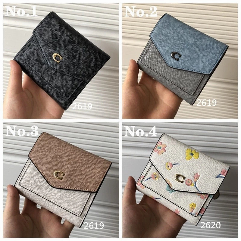 Wyn Small Wallet In Colorblock C2619 C2620 กระเป๋าสตางค์สตรี ผู้หญิง ซองใส่เหรียญ Y66U31E9
