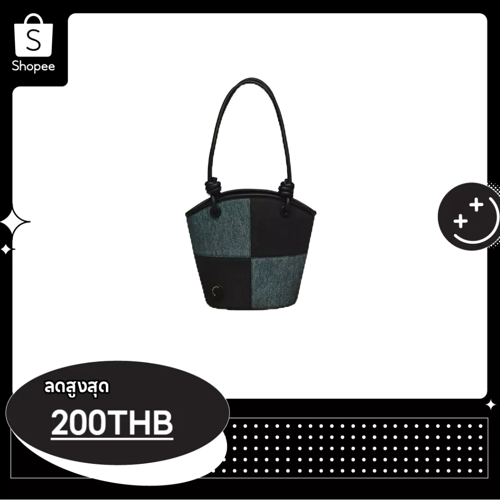 【INTERNATIONAL】 GARMENTI - DENIM DAILY TOTE BAG Garmenti Daily Tote Bag garmenti กระเป๋า กระเป๋าถือ