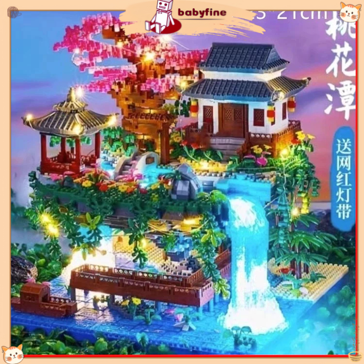 【24H COD】2705/1435PCS โมเดลบล็อกตัวต่อ ของเล่นเสริมการเรียนรู้ สําหรับเด็ก Taohuatan