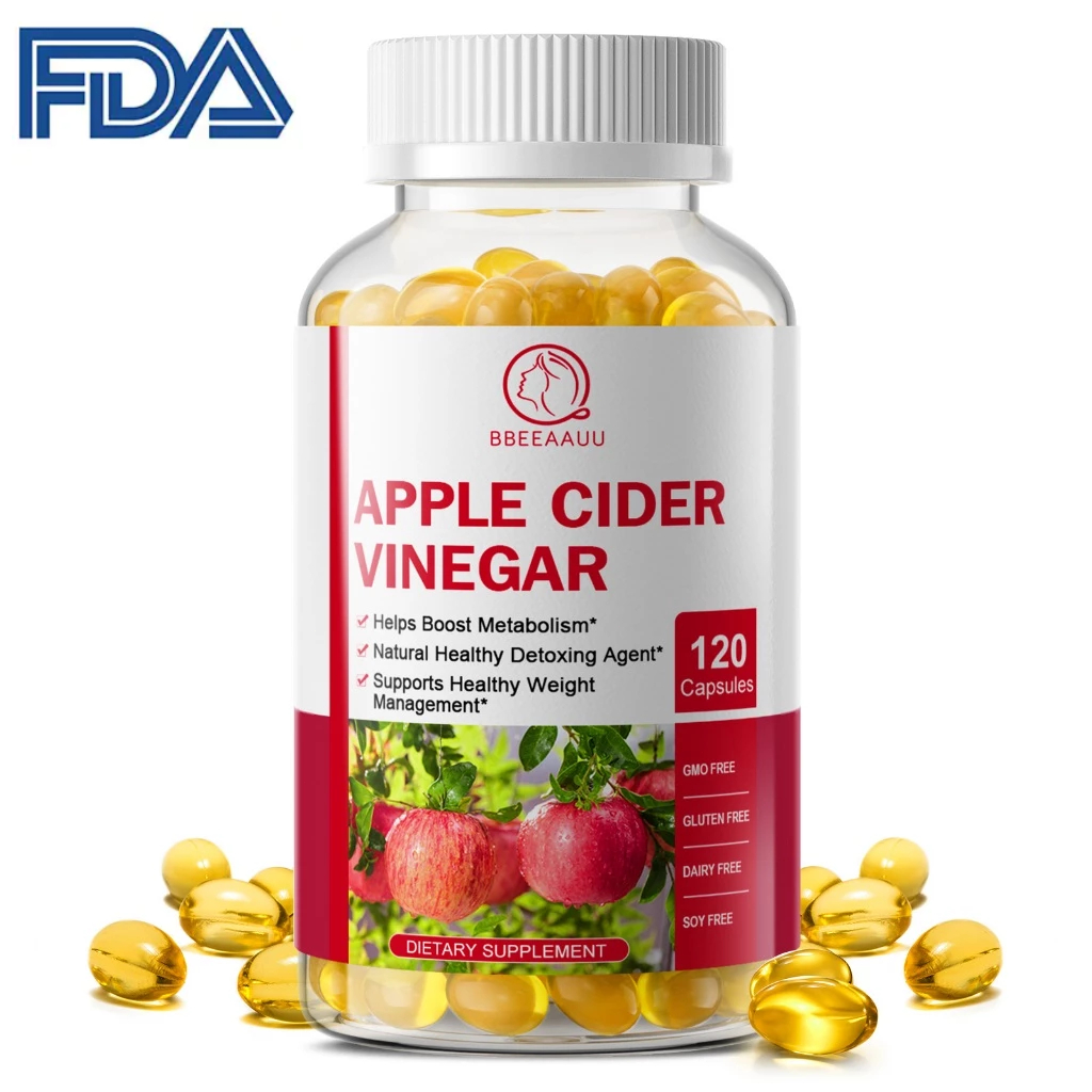 ACV|Apple Cider Vinegar 120capsules | 1000 มก น้ำส้มสายชูแอปเปิ้ล  | รองรับระบบภูมิคุ้มกันและปรับสมด
