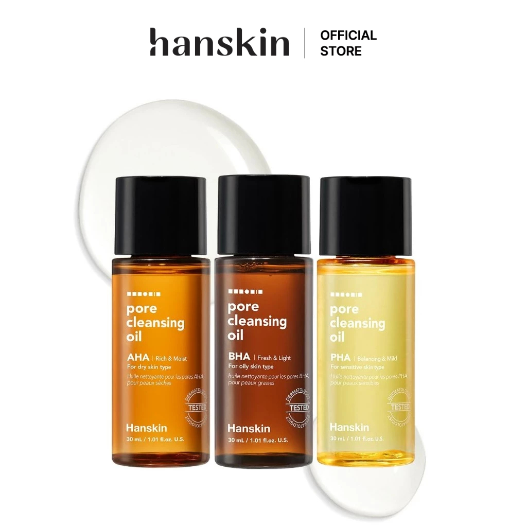[Not For Sale] HANSKIN Pore Cleansing Oil 30ml *2ea(Random)