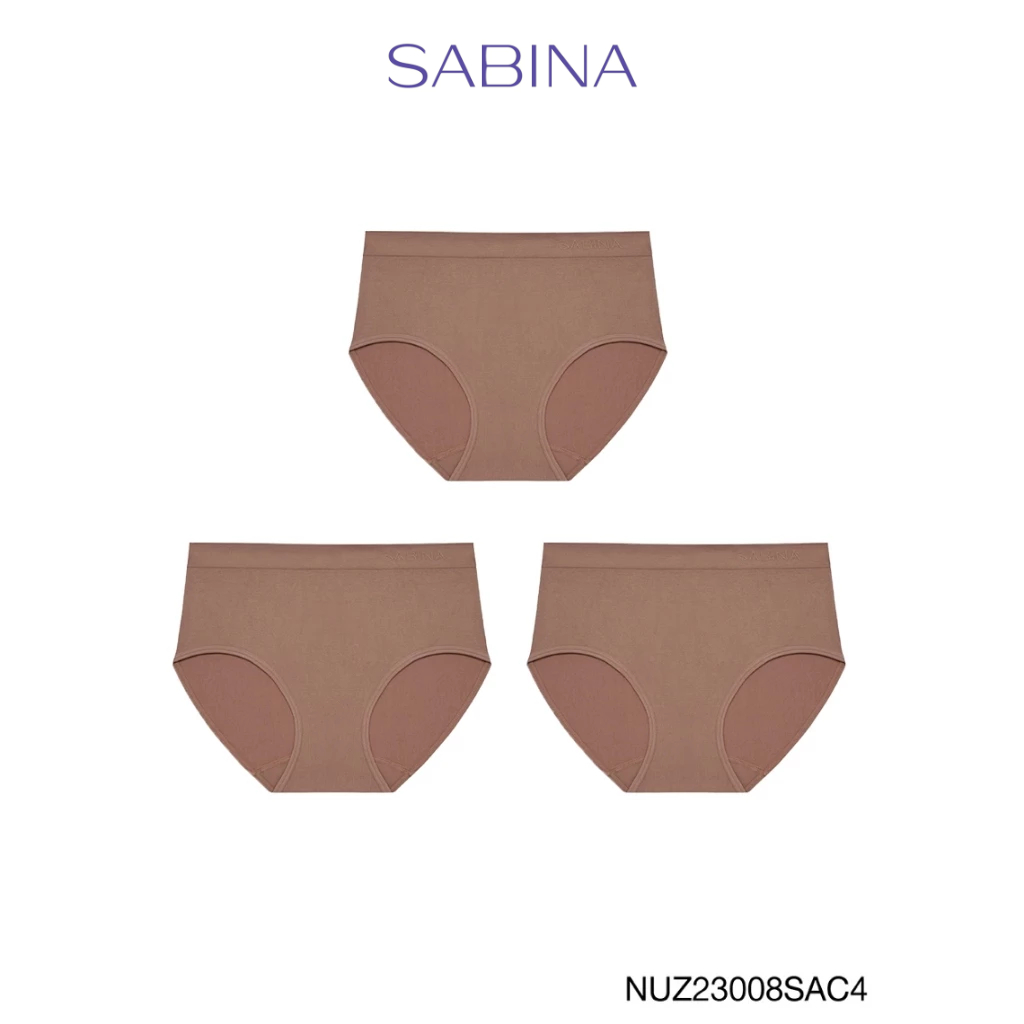 (Set 3 ชิ้น) Sabina กางเกงชั้นใน Seamless Fit รุ่น Panty Zone รหัส NUZ23008C4 สีเนื้อแทน