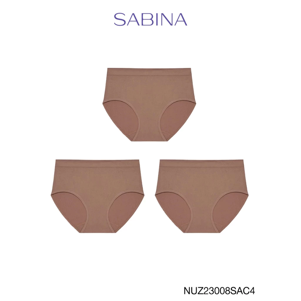(Set 3 ชิ้น) Sabina กางเกงชั้นใน Seamless Fit รุ่น Panty Zone รหัส NUZ23008C4 สีเนื้อแทน