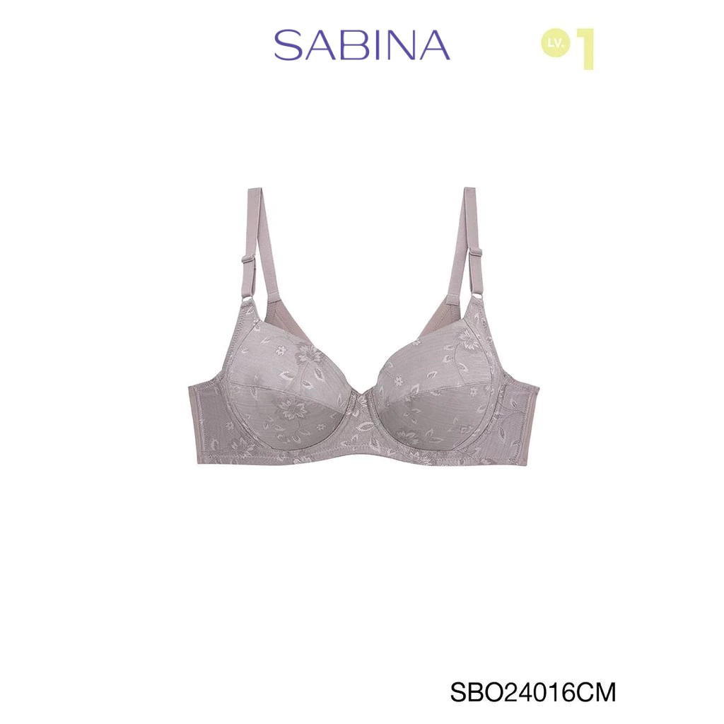 Sabina Function Bra Level 1 เสื้อชั้นใน มีโครง รหัส SBO24016CM - สีช็อคโกแลต