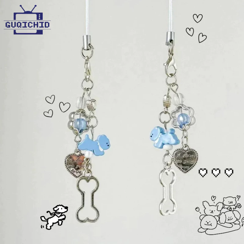 น่ารัก เชือกแขวนโทรศัพท์ ปลาโทรศัพท์เสน่ห์โทรศัพท์โซ่เคสโทรศัพท์จี้เชือกเส้นเล็ก Ccd เชือกคล้องโทรศัพท์มือ Anti-Lost