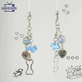น่ารัก เชือกแขวนโทรศัพท์ ปลาโทรศัพท์เสน่ห์โทรศัพท์โซ่เคสโทรศัพท์จี้เชือกเส้นเล็ก Ccd เชือกคล้องโทรศัพท์มือ Anti-Lost