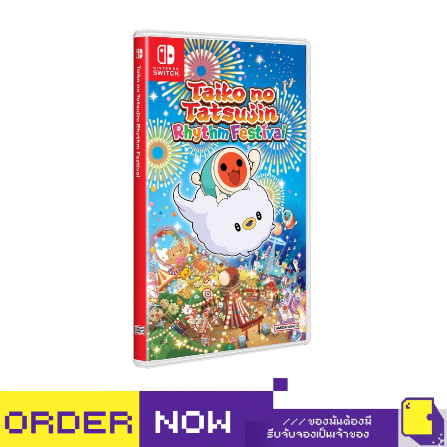 [+..••] พร้อมส่ง🚚 ผ่อน 0% | NSW TAIKO NO TATSUJIN: RHYTHM FESTIVAL (เกม Nintendo Switch™ 🎮)