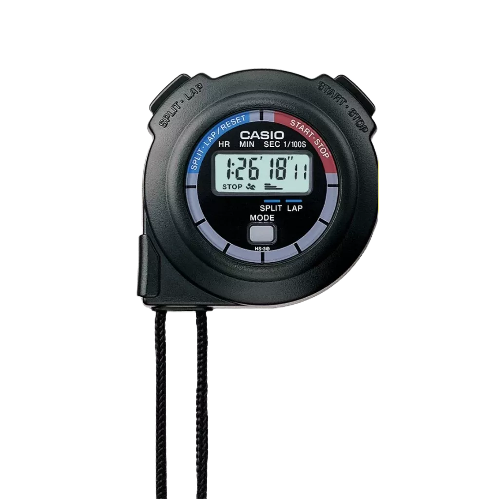 Casio นาฬิกาจับเวลา รุ่น HS-3V-1RDT Digital Stop Watch