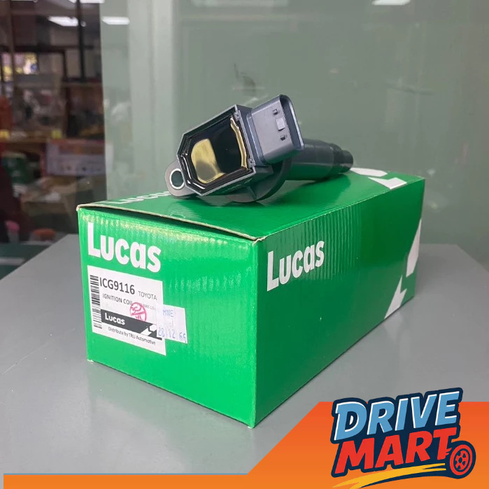 LUCAS [Ignition Coil] คอยล์จุดระเบิด สำหรับ TOYOTA VIOS, YARIS 1.5(03-14) [ICG9116]