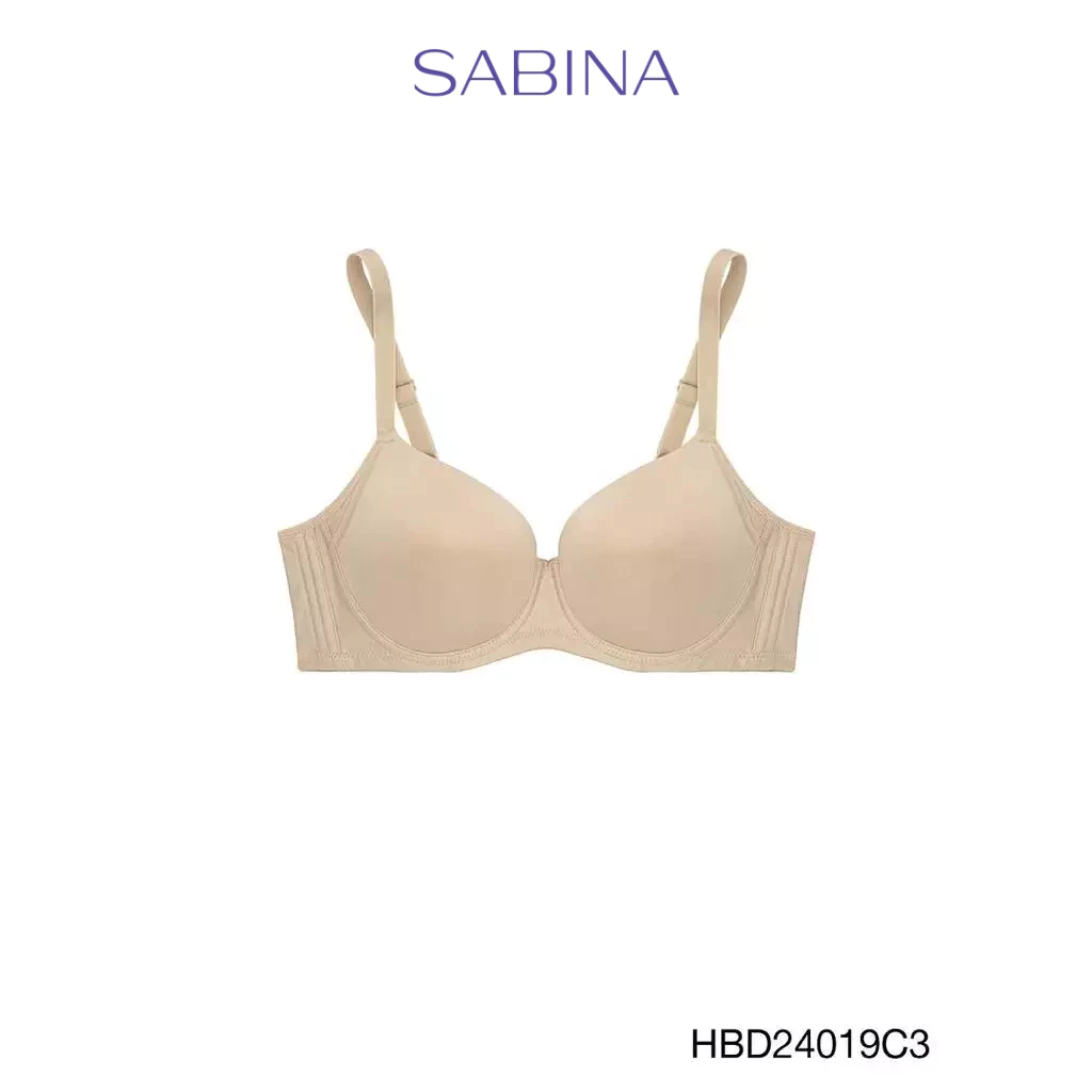Sabina Habpy Perfect Bra Level 1 เสื้อชั้นใน มีโครง รหัส HBD24019C3 - สีเนื้อเข้ม