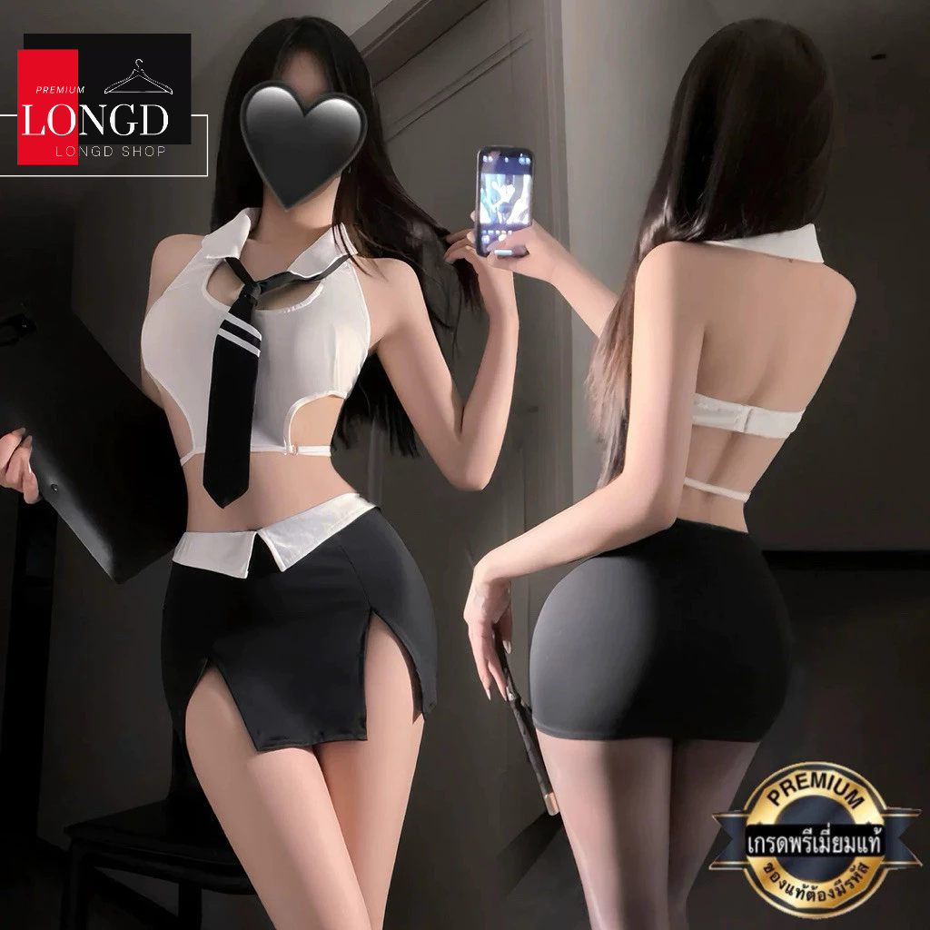 ชุดเลขา ชุดคอสเพลย์ออฟฟิต ชุดนอนเซ็กซี่ AA662 (Pi)🎗️มีของส่งในไทย ชุดเครื่องแบบสาว