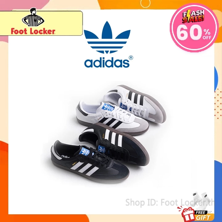 【สามารถสแกน QR Codeของแท้ Ψ𝔸ddidasรองเท้าผ้าใบSambaรุ่น¤OG Shoes รองเท้าอжาดิดาส รองเท้าวิ่ง