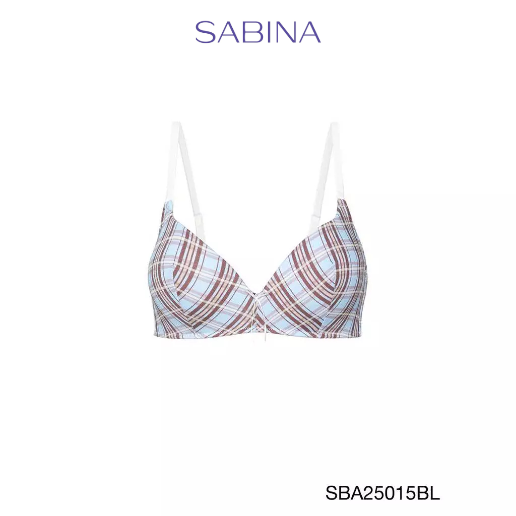 Sabina Doomm Doomm Level 4 เสื้อชั้นใน  ไร้โครง รหัส SBA25015BL - สีฟ้า