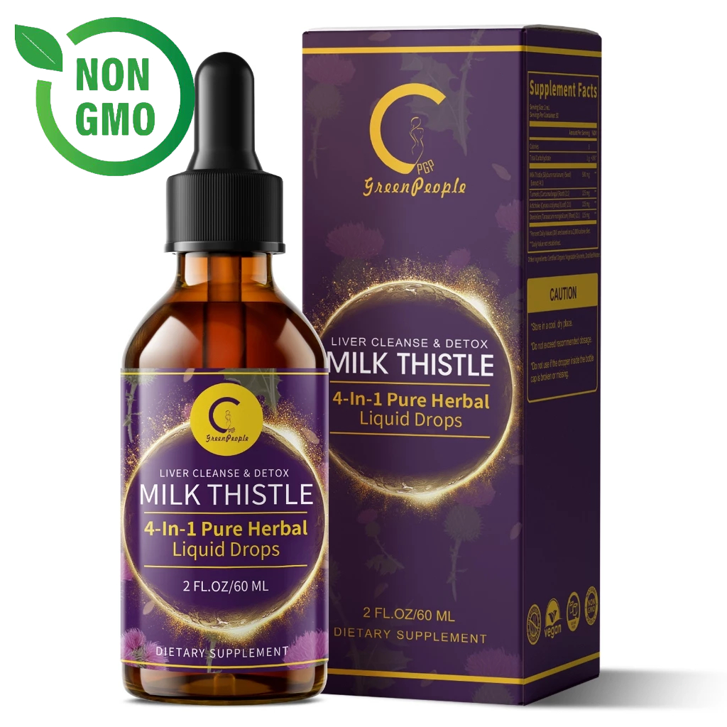 Liver Cleanse & Detox Milk Thistle  2,342 / 5,000 ล้างพิษและดีท็อกซ์ตับ – สารสกัดจากเมล็ดมิลค์ทิสเซิลชนิดน้ำ เพื่อการบำร