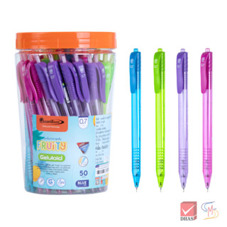 Quantum ปากกา ปากกาลูกลื่น เจลลูลอยด์ ฟรุตตี้ 0.7 นํ้าเงิน ก…