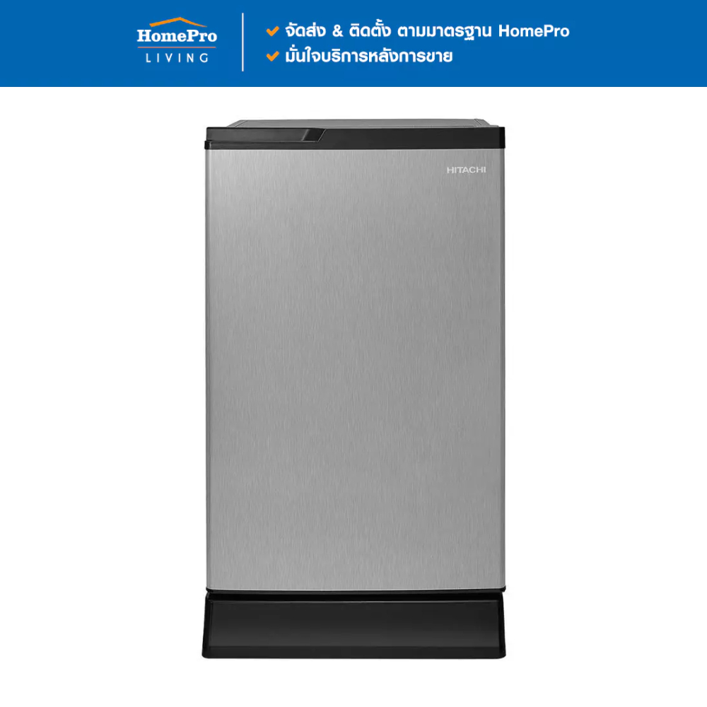 HITACHI ตู้เย็น 1 ประตู HR1S5142MNPSVTH 5 คิว สีเงิน จัดส่งโดย HomePro