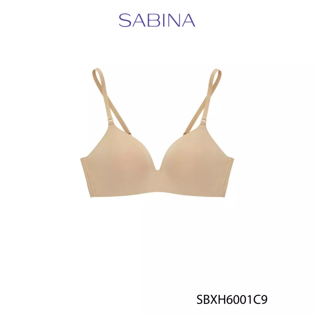 Sabina Soft Doomm Level 3 เสื้อชั้นใน ไร้ตะเข็บ  ไร้โครง รหัส SBXH6001