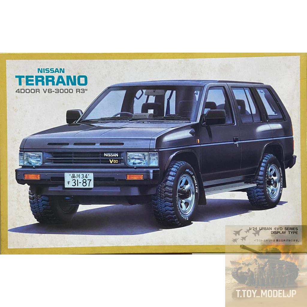 Aoshima 1/24 Nissan Terrano 4Door V6-3000 R3m โมเดลรถยนต์ รถตู้ รถซิ่ง โมเดลรถประกอบ ออฟโรด รถ4WD