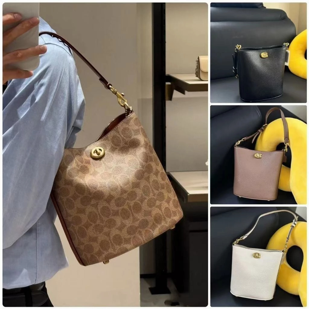 Bucket Bag-CW602 CW625 กระเป๋าสะพายข้าง กระเป๋าผู้หญิง กระเป๋า สายสะพายไหล่ 2 เส้น Y66U31E9