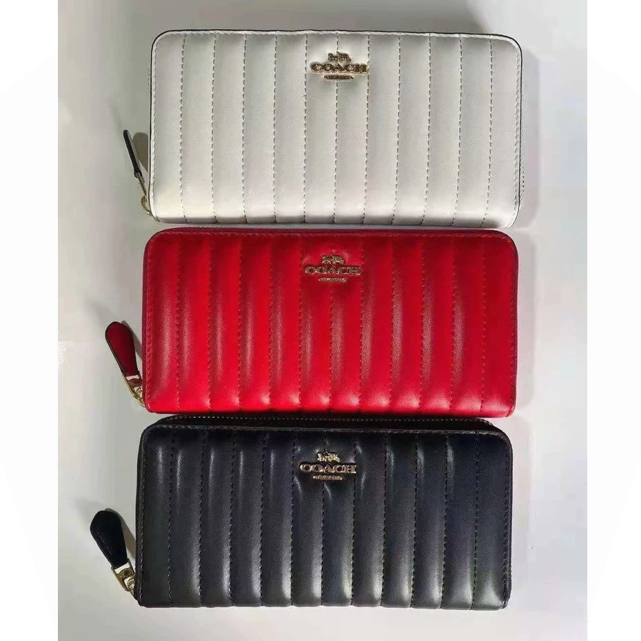 Accordion Zip Wallet 2855 กระเป๋าสตางค์ซิปหีบเพลงพร้อมควิลท์ ผู้หญิง กระเป๋าผู้หญิง K32C85Y9