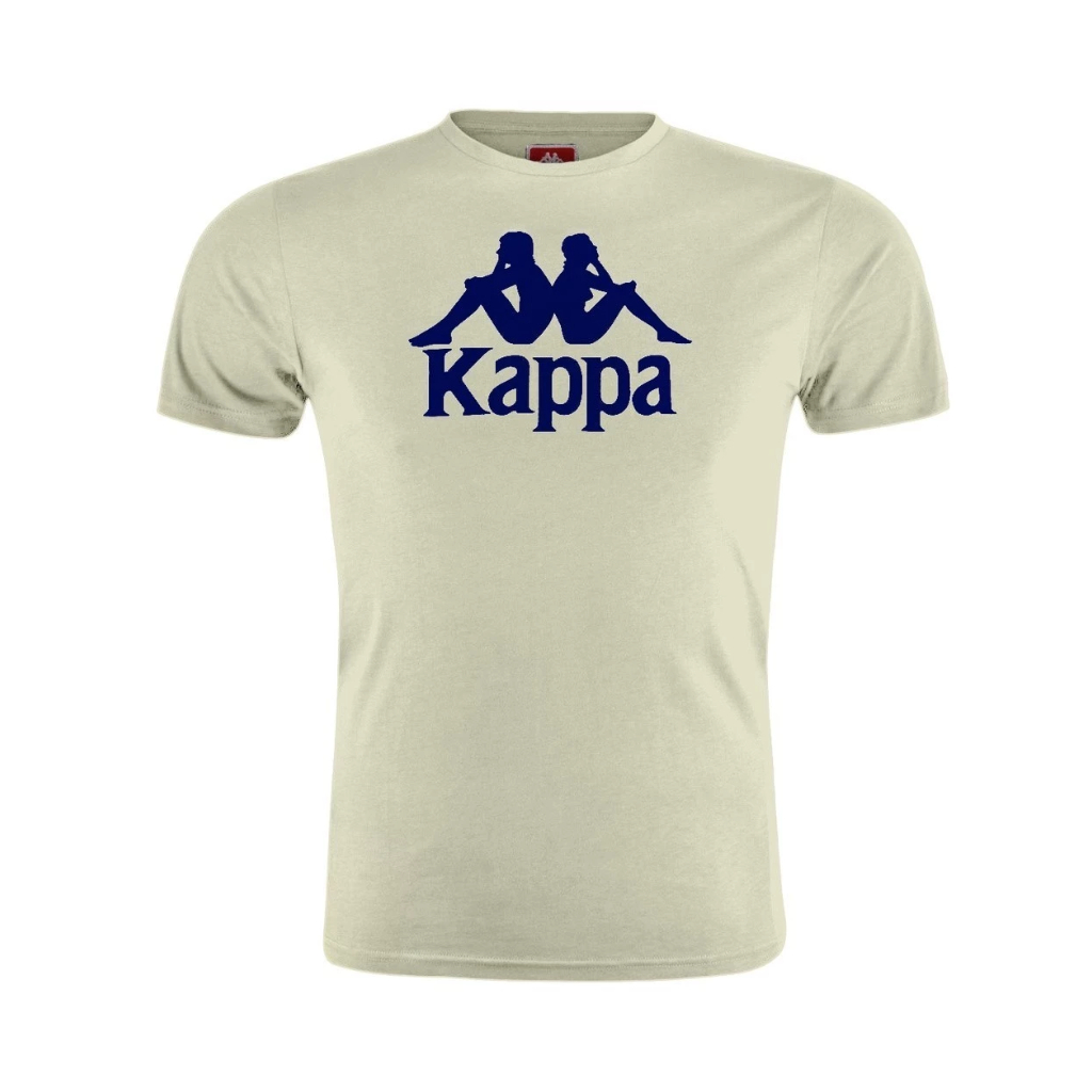 เสื้อยืด Kappa AUTHENTIC ESTESSI SLIM White Antique-Blue Royal