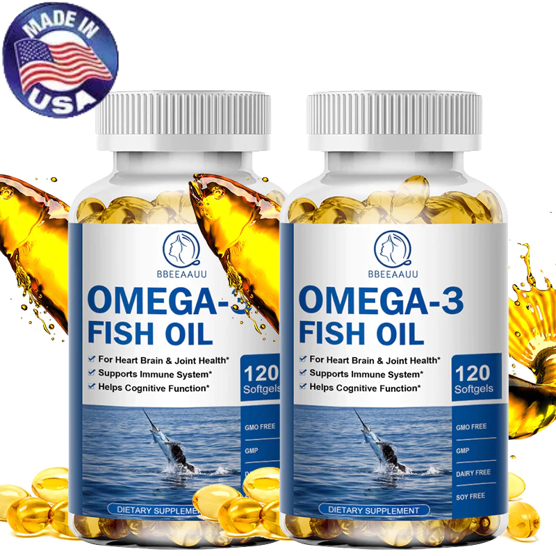 ซื้อ 1 แถม 1 BEAU Fish Oil โอเมก้า-3 เข้มข้น สนับสนุนสุขภาพหัวใจ • สุขภาพสมอง • ระบบภูมิคุ้มกัน • และความยืดหยุ่นของข้