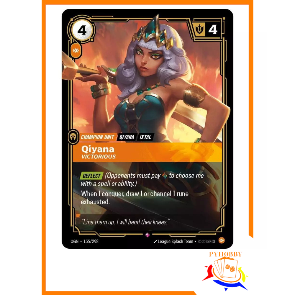[Riftbound] Qiyana - Victorious - Origins (OGN)