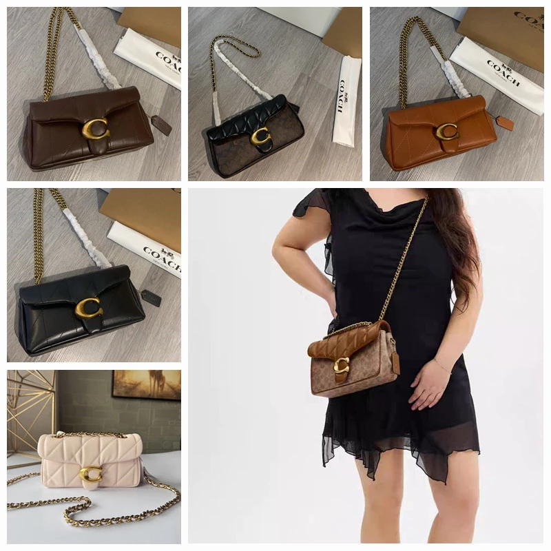 Crossbody Bag CCW83 กระเป๋าสะพายข้างผู้หญิง กระเป๋าถือ  ลายตารางบุนวม Y66U31E9