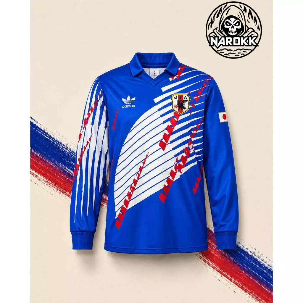 เสื้อย้อนยุค JAPAN 1993 HOME JERSEY สีน้ำเงิน ของแท้100%