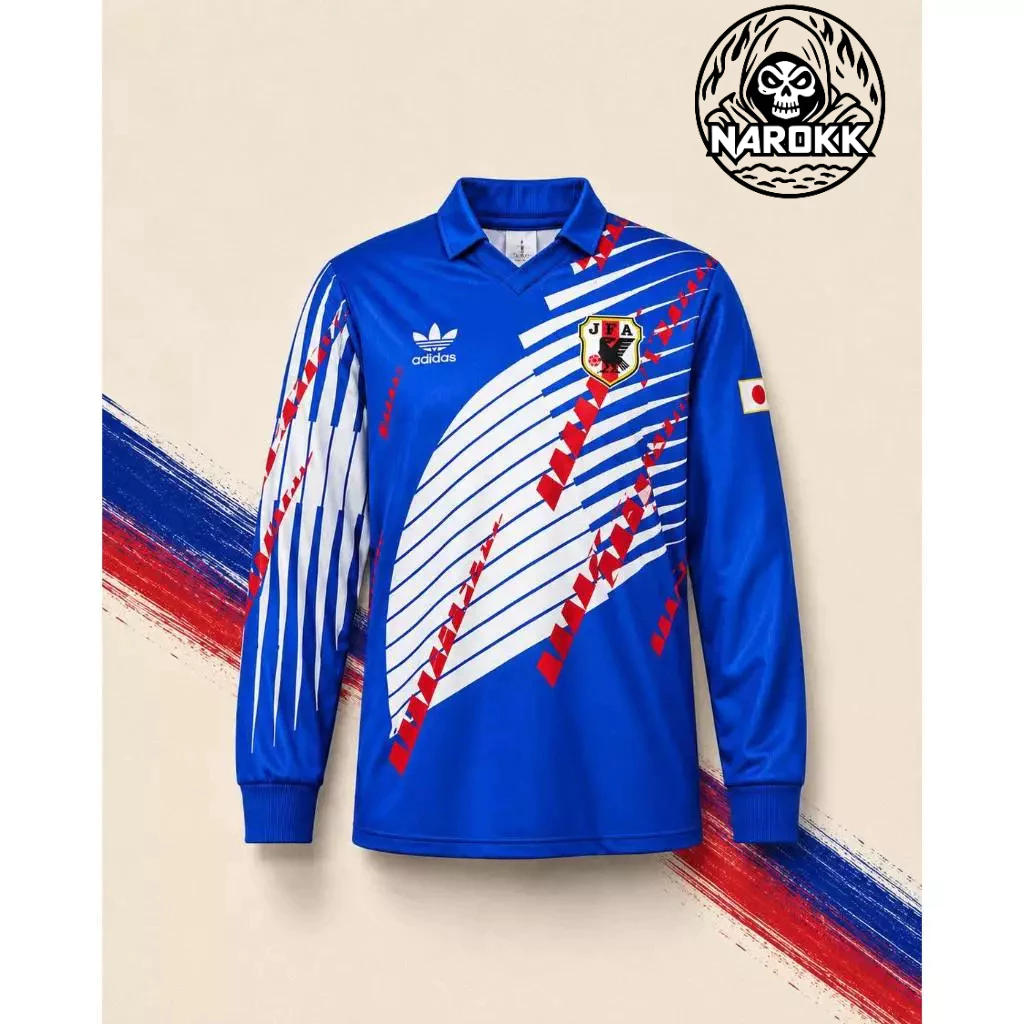 เสื้อย้อนยุค JAPAN 1993 HOME JERSEY สีน้ำเงิน ของแท้100%