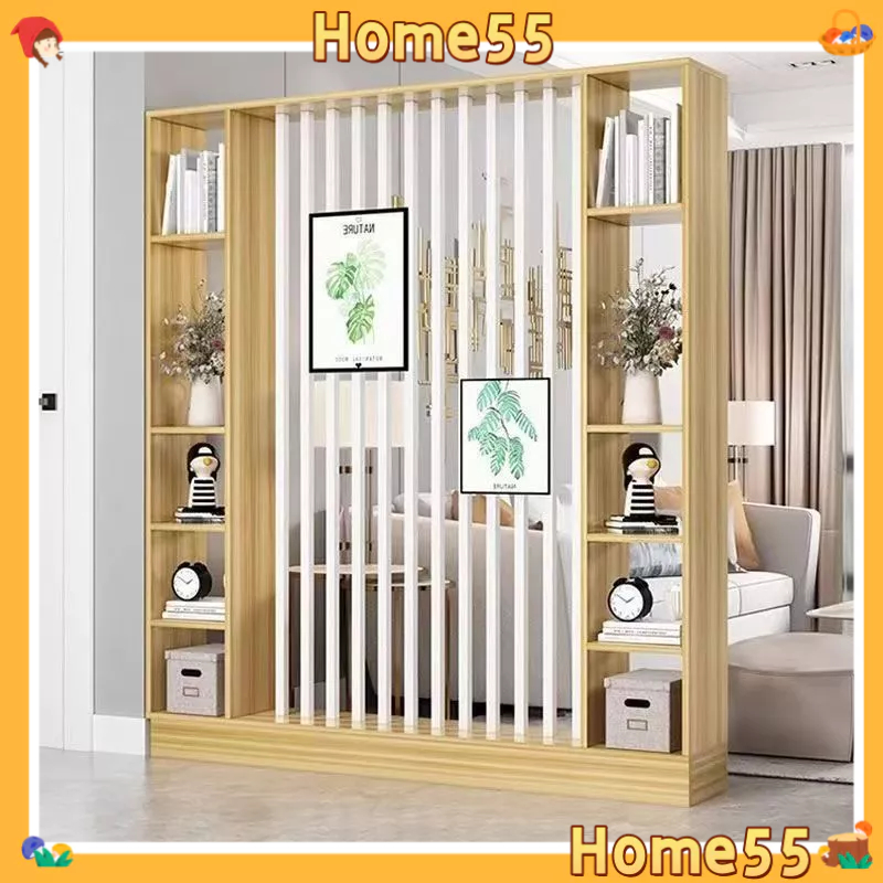 Home55🏠-ฉากกั้นห้องแบบใหม่สำหรับห้องนั่งเล่น ชั้นวางของเรียบง่ายสำหรับโถงทางเข้า ห้องครัว และห้องรับประทานอาหาร