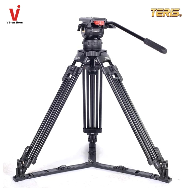 ส่งพัสดุ จ.-ศ. TERIS TS100 AL , CF , CF-Q Fluid Head & Tripod Kit ชุดหัวและขาตั้งกล้องวิดีโอ